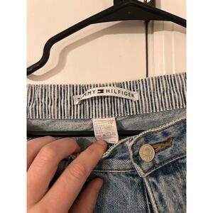 Vintage Tommy Hilfiger Utility Cropped Wide Leg Jean